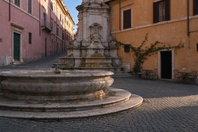 La fontana di piazza della Madonna dei Monti